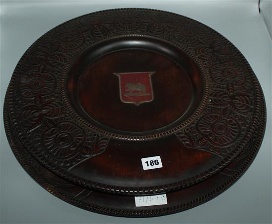 Pair central European wood charges